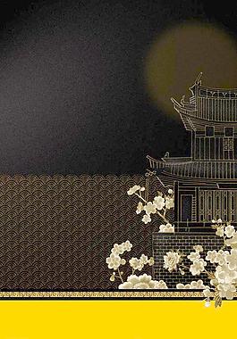 高端梅花刺绣古典