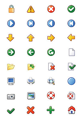 iconbase塑料XP的商业图标矢量
