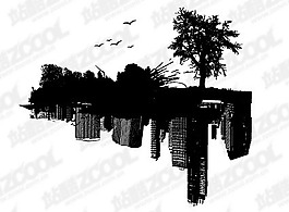 未来的原生态，矢量素材