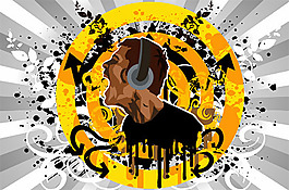 喊出主题矢量素材