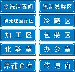 工作间门牌