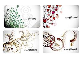 清新卡片模板矢量素材