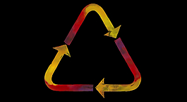 三角循环特效视频素材