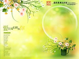 梦想成真婚纱模板