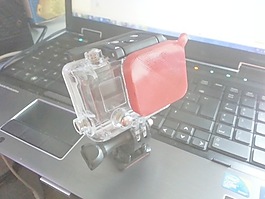 3例为GoPro英雄镜头盖（ninjaflex）