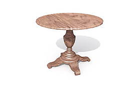 欧式桌3d模型家具效果图 59