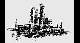 城市剪影之城市工厂特效