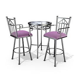 西餐厅桌椅3d模型家具效果图 58