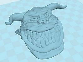 笑嘻嘻的恶魔。