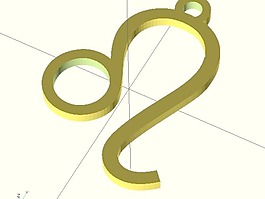 LEO星座钥匙扣