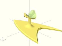 代表NCC - 1701企业（thingiverse 133752）