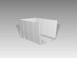 淋浴房3d模型卫生间用品模型 6