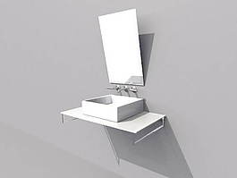 台盆3d模型卫生间用品装修效果图 22