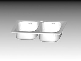洗菜盆3d模型厨具设计图 7