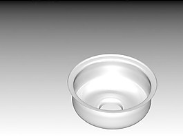 洗菜盆3d模型厨具餐具3d模型 4