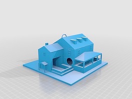 第十九世纪的鸟屋