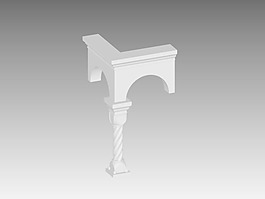 欧式构件3d模型下载欧式装饰构件 664