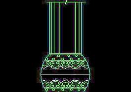 中式柱子CAD图块素材27