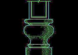 中式柱子CAD图块素材20