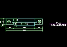化妆品店、珠宝店、工艺品店实例、工艺品店cad详图、门面实例装修施工图纸10例-15