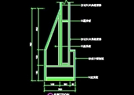 体育用品店、眼镜店、音像店实例装修施工图纸、cad详图49