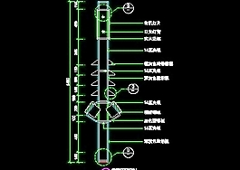 体育用品店、眼镜店、音像店实例装修施工图纸、cad详图45