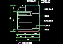 体育用品店、眼镜店、音像店实例装修施工图纸、cad详图37