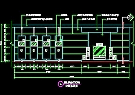 体育用品店、眼镜店、音像店实例装修施工图纸、cad详图55