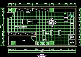 体育用品店、眼镜店、音像店实例装修施工图纸、cad详图10