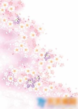 韩式小花朵背景图