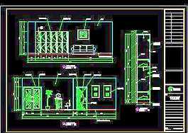 豪华酒家装修施工图纸、cad详图素材96