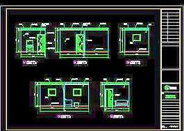 豪华酒家装修施工图纸、cad详图素材88