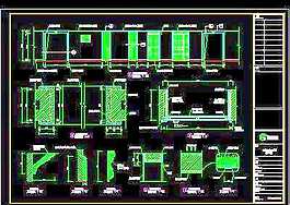 豪华酒家装修施工图纸、cad详图素材27