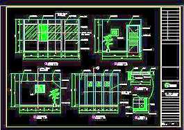 豪华酒家装修施工图纸、cad详图素材47