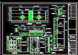 豪华酒家装修施工图纸、cad详图素材20