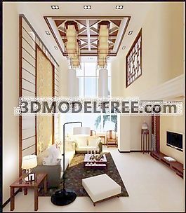 工装室内模型下载工装模型下载 60