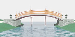 室外模型桥梁3d素材3d装修模板 7