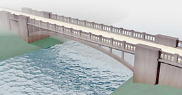 室外模型桥梁3d素材3d装修模板 8