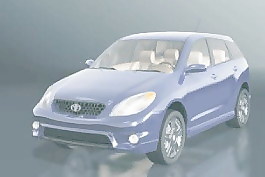 交通运输小汽车3d模型3d装修模板 3