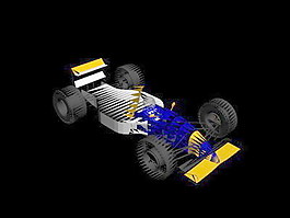 交通运输赛车3d模型3d装修模板 11