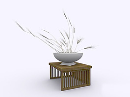 植物盆栽室内装饰素材免费下载盆栽3d模型免费下载 11
