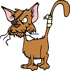 战斗猫剪贴画