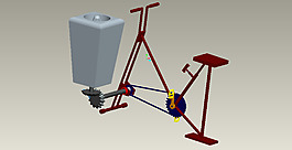 运动自行车操作洗衣机