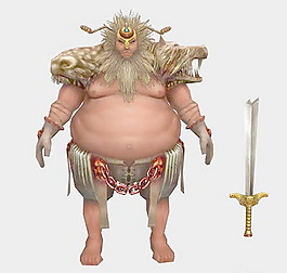 动漫卡通形象模型模具素材免费下载动漫3d模型 8