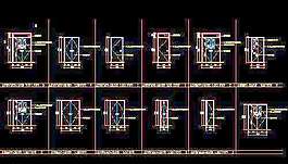 病房楼装修CAD施工图素材111