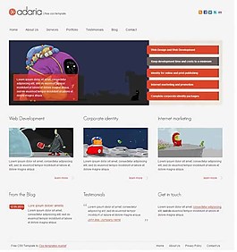 网站开发网页模板下载 CSS