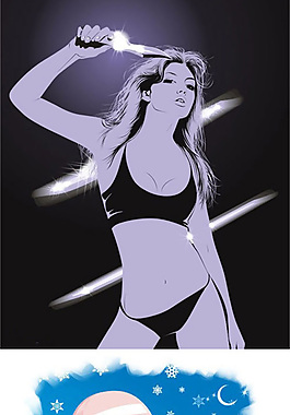 比基尼欧洲美女
