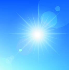 美丽的蓝色天空01矢量