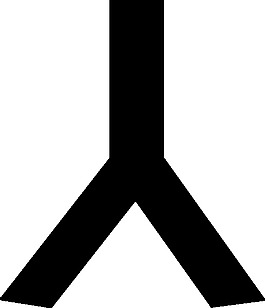 古代突厥语字母ch剪贴画