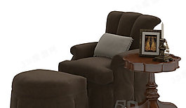 3D桌椅组合模型